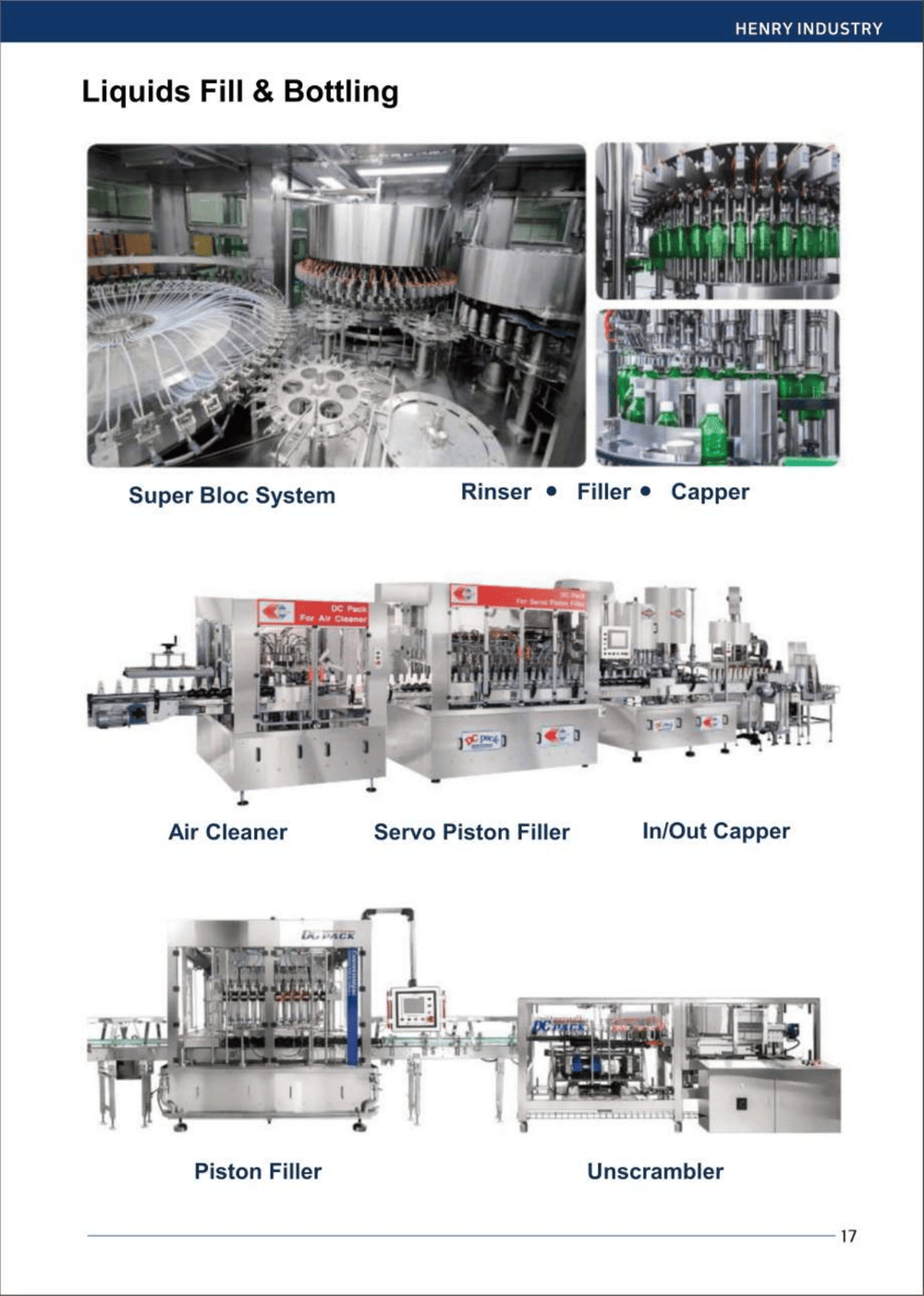Liquids Fill and Bottling